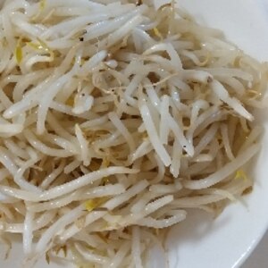 [レンジ]エノキとモヤシの温サラダ＊黒酢
